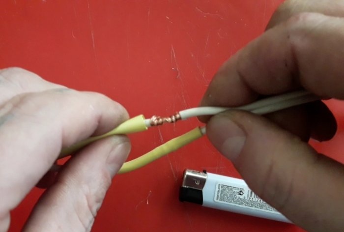 Twisting of wires without soldering that cannot be broken