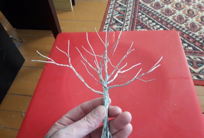 DIY artificial bonsai tree