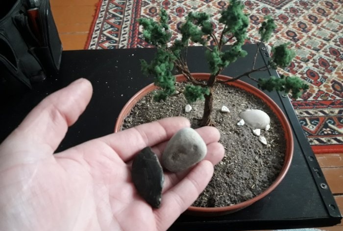 DIY artificial bonsai tree