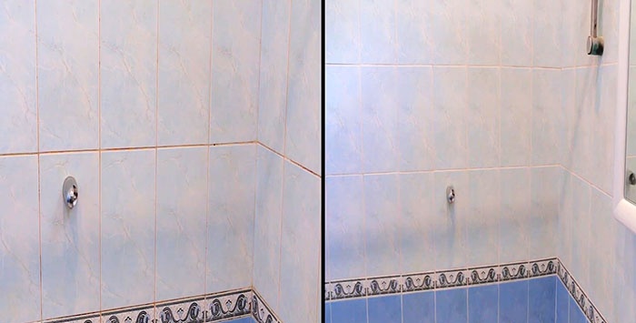 How to whiten tile grout and get rid of mold for a long time