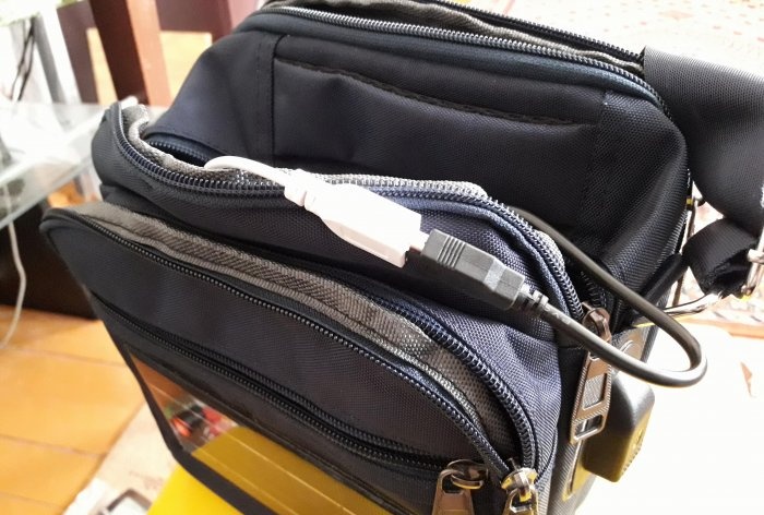 Comment fabriquer un sac avec un chargeur de batterie