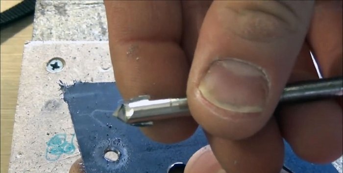 How to drill through any high-speed steel with a tile drill