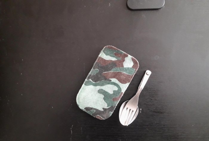 DIY folding fork-spoon