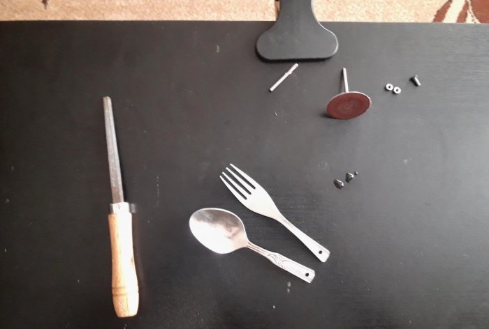 DIY folding fork-spoon