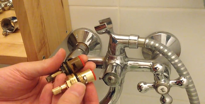 A dripping faucet, how to fix a water leak