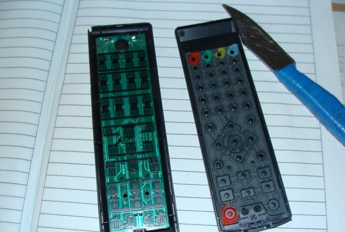 Replacing the IR diode in the remote control increases the control range