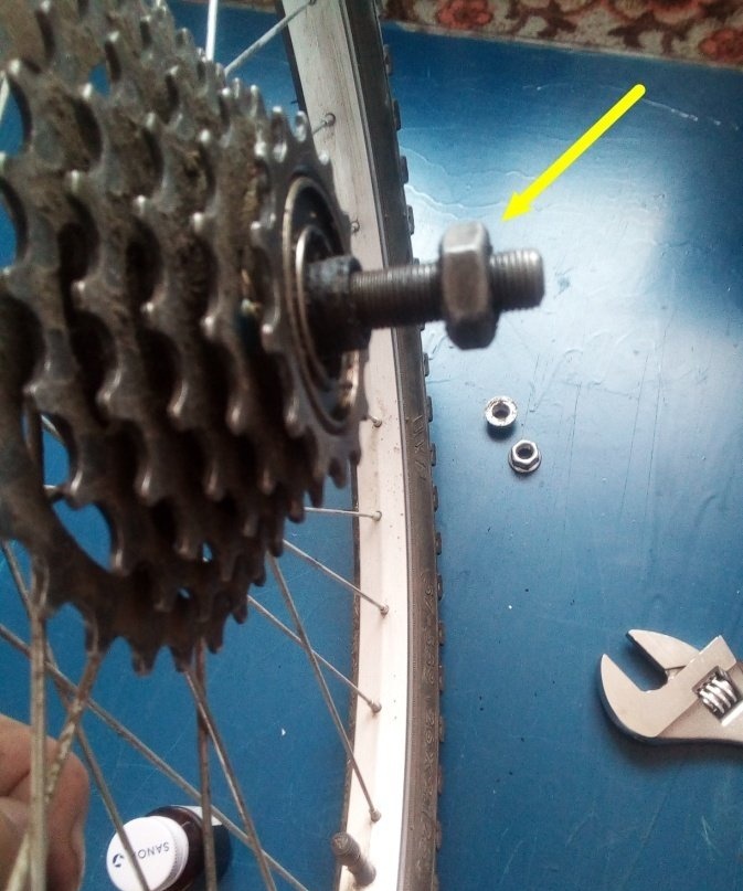 Disassembly, maintenance and assembly of the rear hub and ratchet of the bicycle wheel