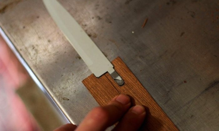 How to restore a knife if the handle breaks off