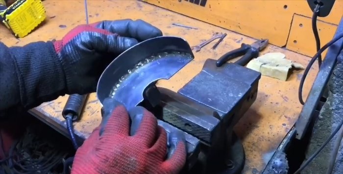 Do-it-yourself grinding cutting attachment for a screwdriver