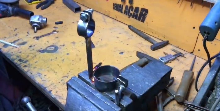 Do-it-yourself grinding cutting attachment for a screwdriver