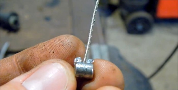 Casting a cable boss with your own hands