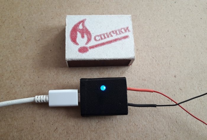 Compact charger for any external batteries