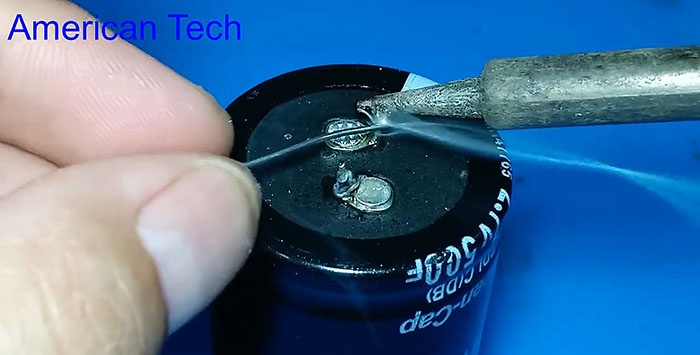 Resistance welding using one supercapacitor