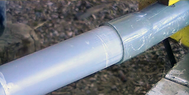 How to connect PVC pipes without a connector