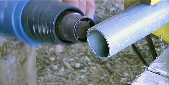 How to connect PVC pipes without a connector