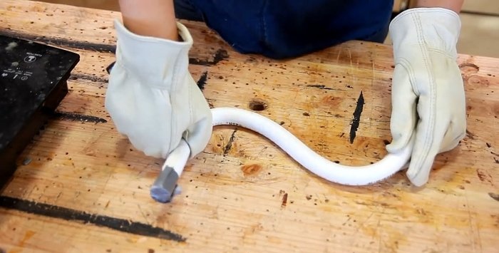 How to bend plastic pipes correctly