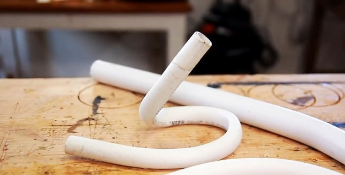 How to bend plastic pipes correctly