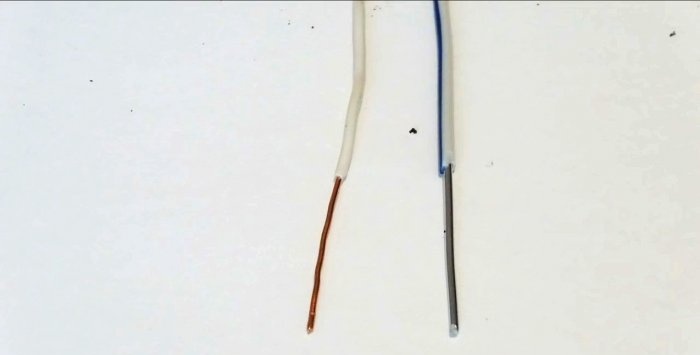 Soldering strands of aluminum and copper wire