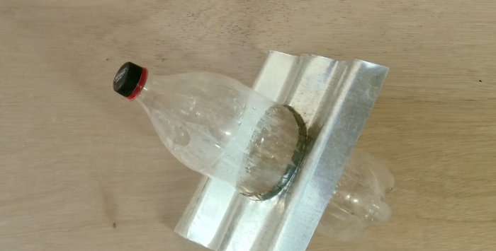 How to make a solar lamp from a bottle