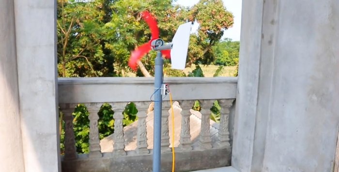 DIY mini wind generator