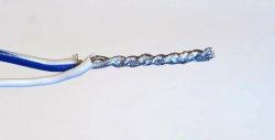 Soldering strands of aluminum and copper wire