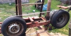 How to make a sawmill from scrap materials