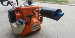 Homemade muffler for brush cutters