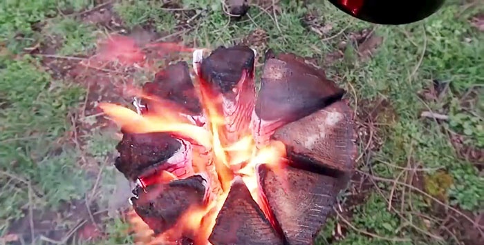 Seven ways to make a fire outdoors