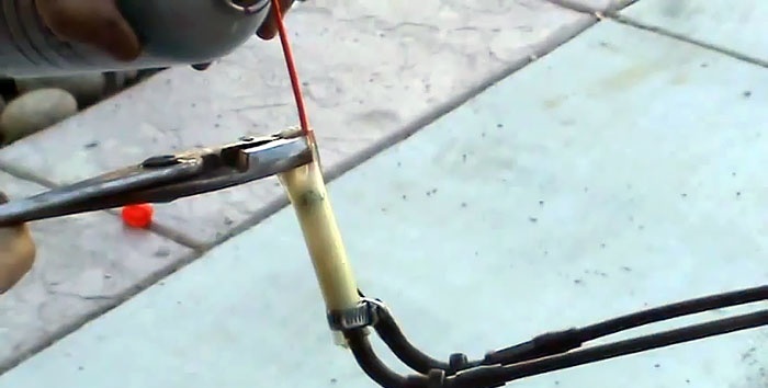 A way to lubricate the cable without removing it