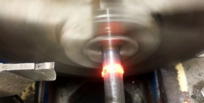 Drill extension using friction welding