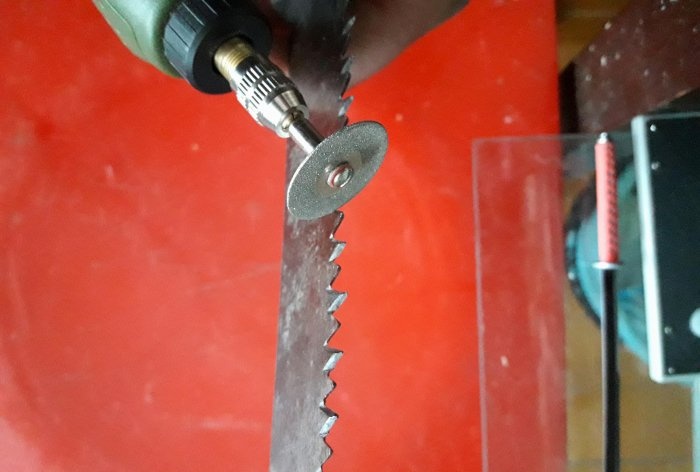 What can be made from a broken hacksaw