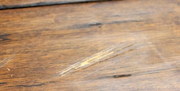 3 ways to remove scratches of any depth from a wooden surface