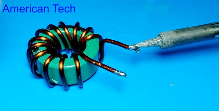 How to make a compact and powerful pulse soldering iron