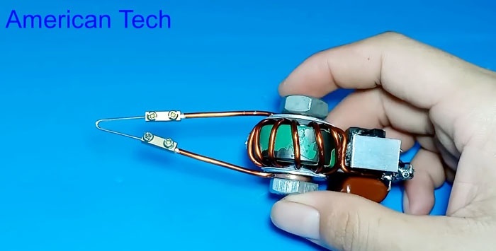 How to make a compact and powerful pulse soldering iron