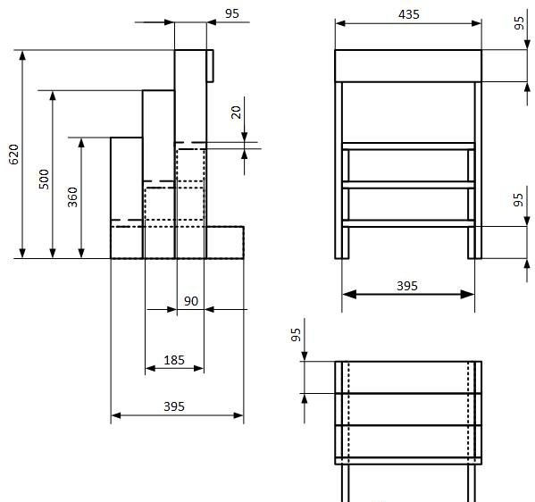 DIY stand for a child from 1 to 7 years old for 276 rubles