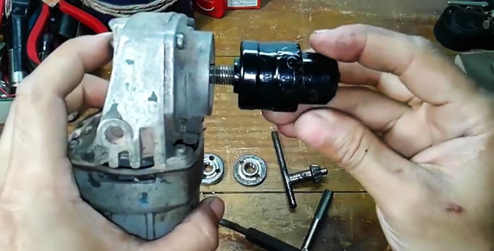 How to install a drill chuck on an angle grinder and why it might be useful