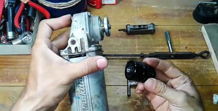 How to install a drill chuck on an angle grinder and why it might be useful