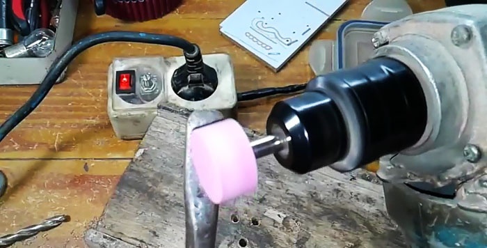 How to install a drill chuck on an angle grinder and why it might be useful