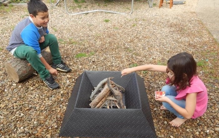 DIY fire bowl