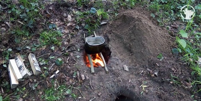 Kako od izviđačke vatre napraviti vatru bez dima