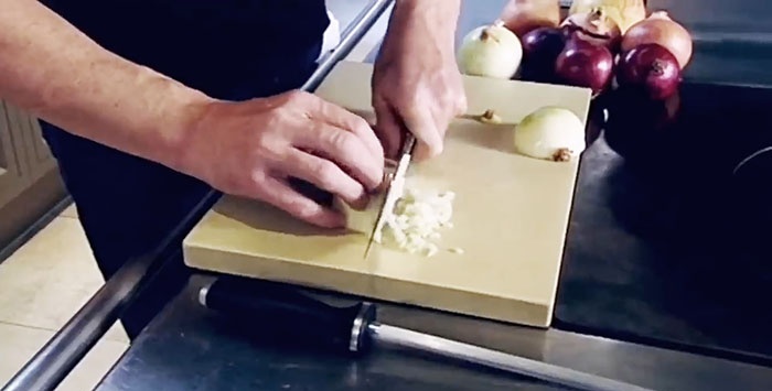 Chef's advice on how to quickly chop onions