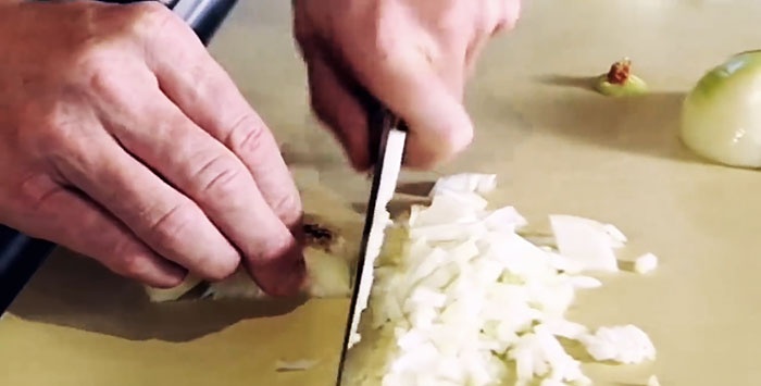 Chef's advice on how to quickly chop onions