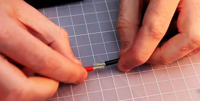 The strongest connection of large cross-section wires without thickening by twisting