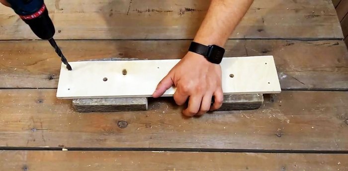 How to make a simple carpenter's vice for a workbench