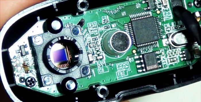 Making a radiation detector from a webcam