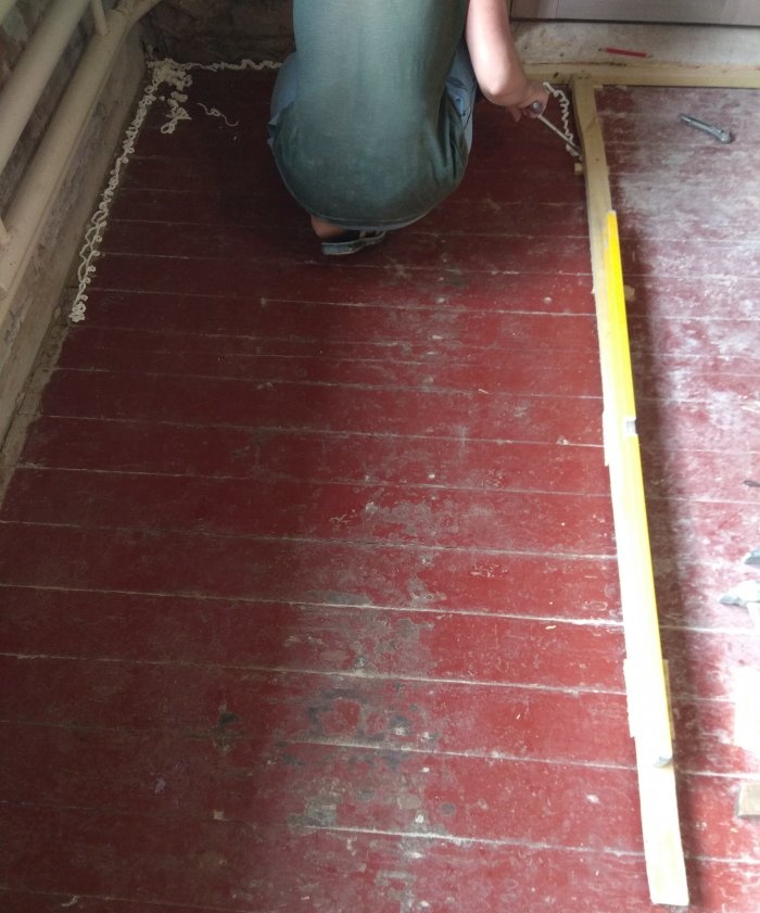 Insulation of floors with penoplex and OSB sheets