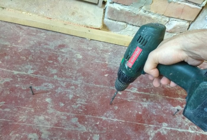 Insulation of floors with penoplex and OSB sheets