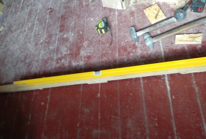 Insulation of floors with penoplex and OSB sheets