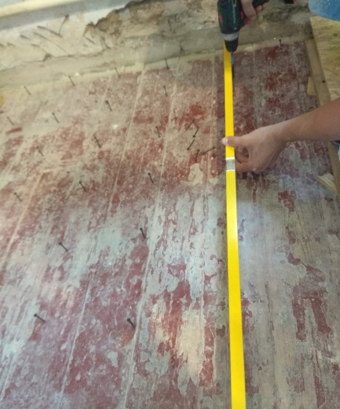 Insulation of floors with penoplex and OSB sheets