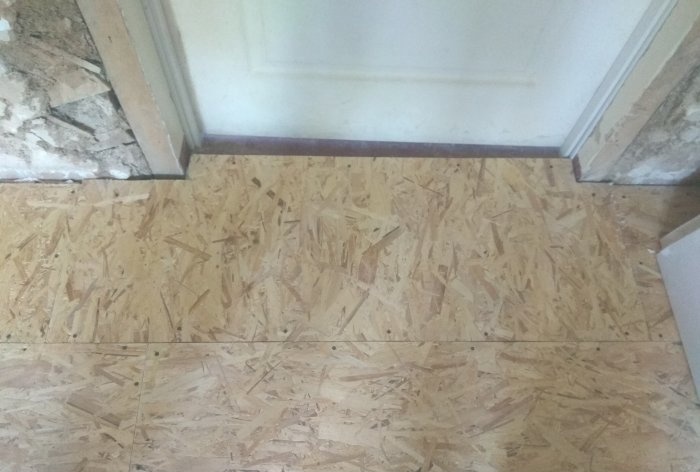 Insulation of floors with penoplex and OSB sheets